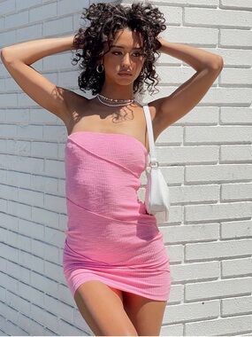 Princess Polly Oscar Mini Dress Pink- Women size 8